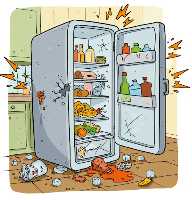 고장난 김치냉장고 수거-1