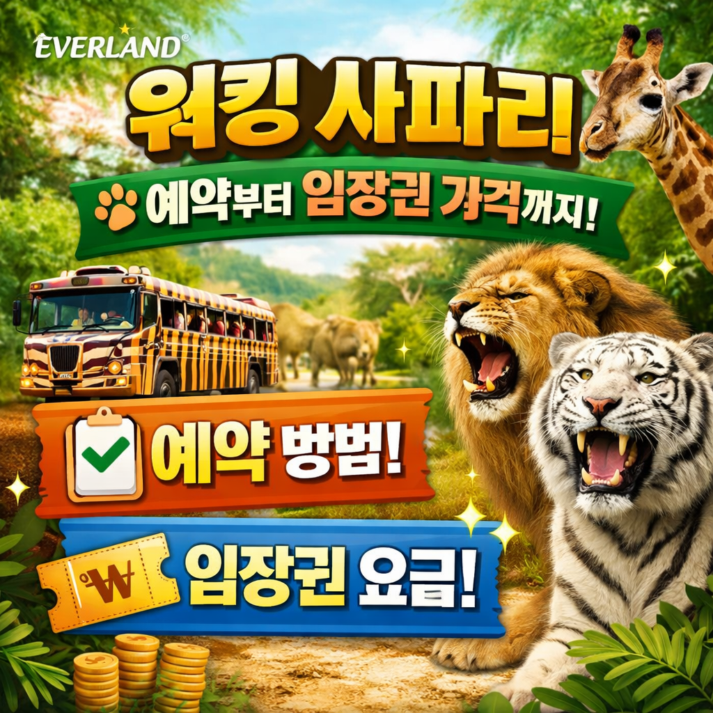 에버랜드 사파리 스페셜 투어 예약하기