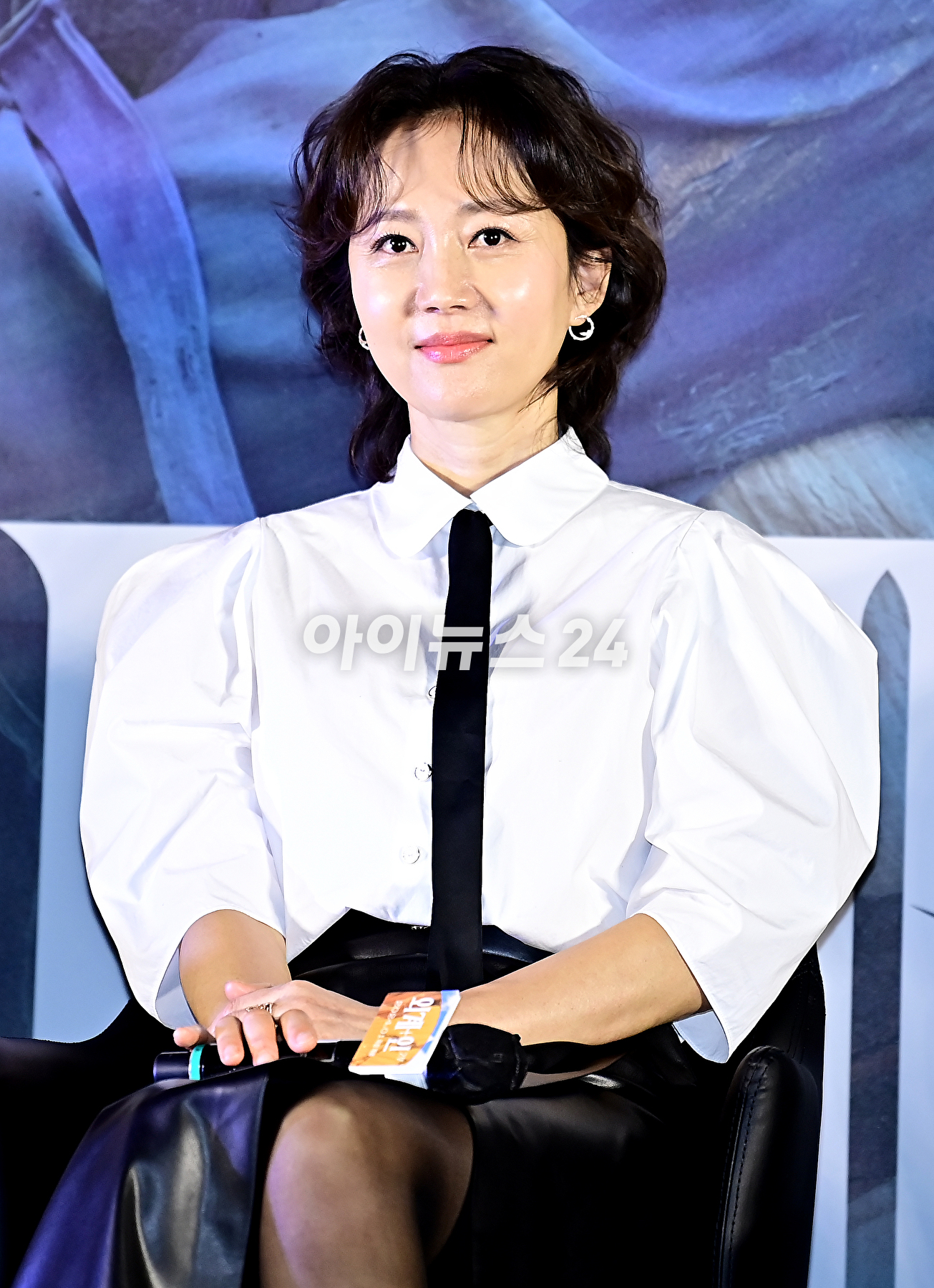 배우 염정아가 22일 오전 서울 용산구 CGV 용산아이파크몰에서 열린 영화 &#39;외계+인 2부&#39; 제작보고회에 참석하고 있다. [사진=곽영래 기자]