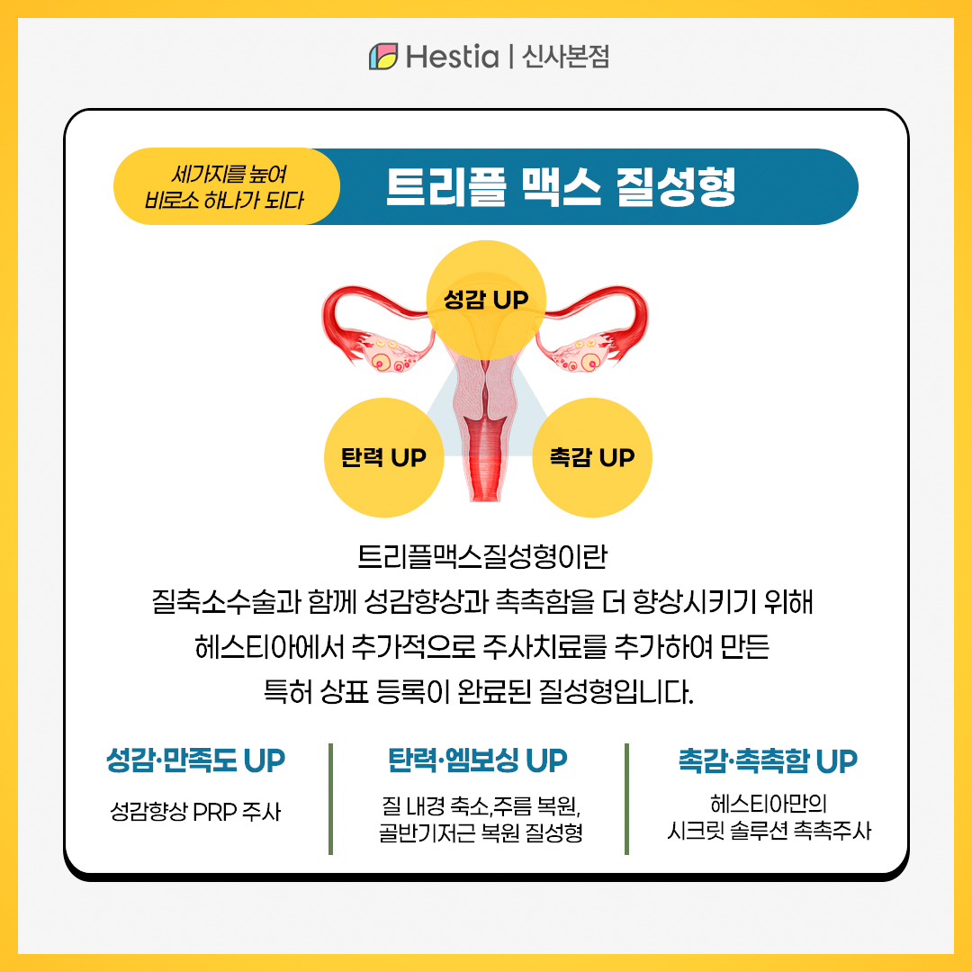 효과 향상 트리플 맥스 질성형