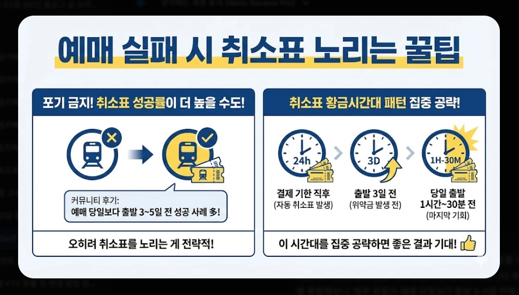 2026년 설날 KTX 예매 일정 및 팁 총정리