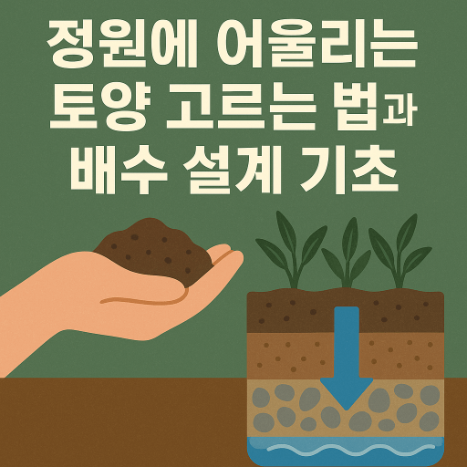 [정원가꾸기_기초편] 식물이 잘 자라는 정원의 비밀 : 토양 개량과 배수 설계의 정석