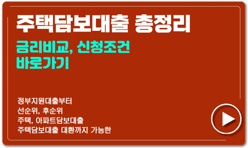 케이뱅크주택담보대출조건