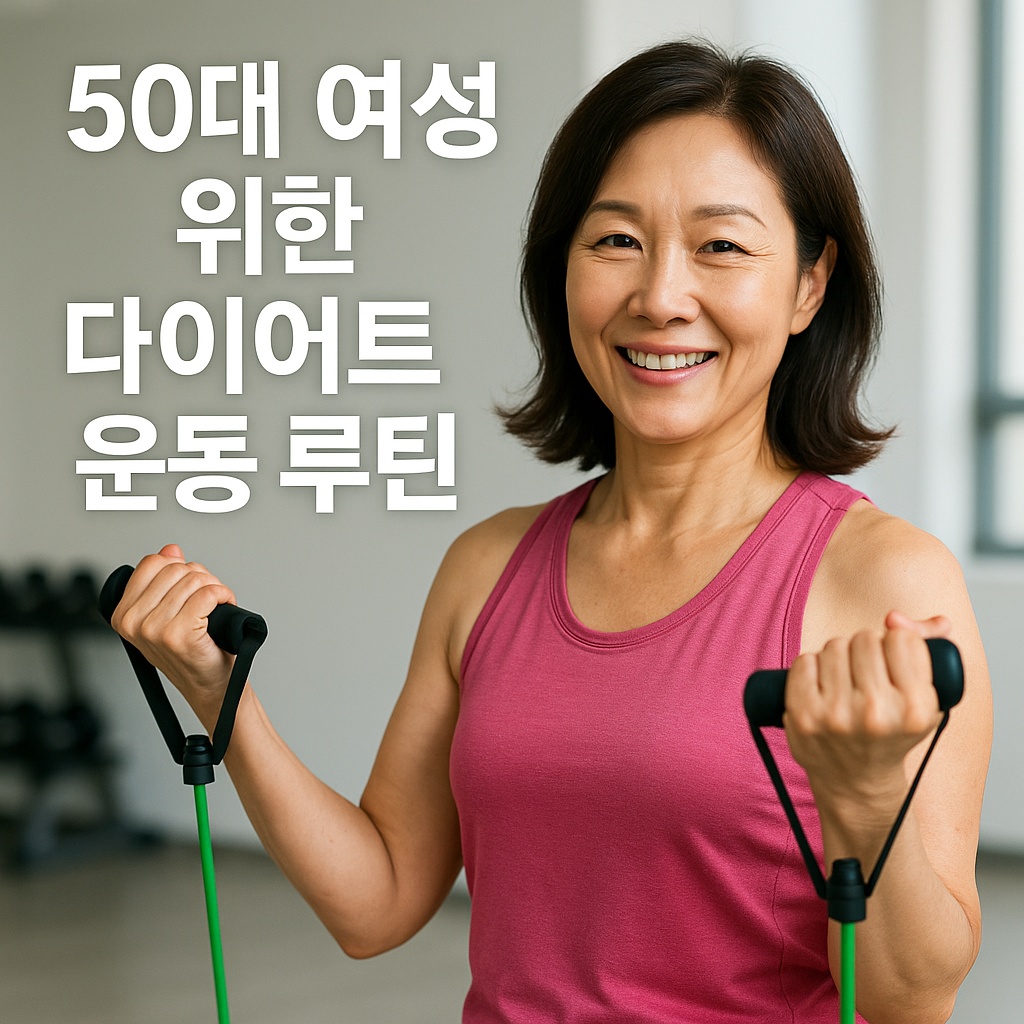 50대 여성 위한 다이어트 운동 루틴 총정리