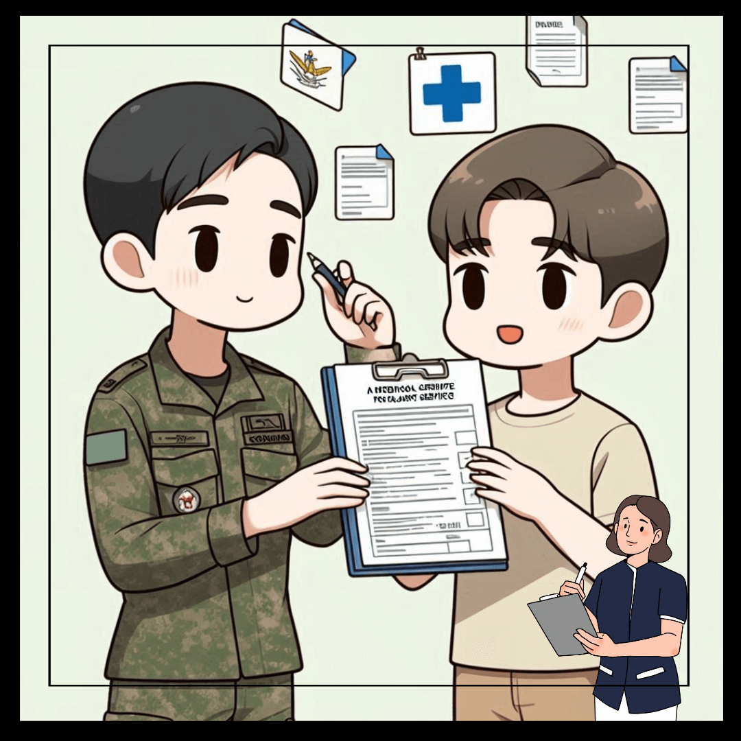 병무용 진단서 발급 절차