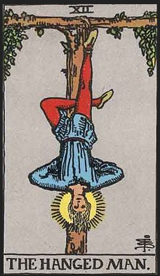 타로카드 이해하기, 메이저카드 12번 매달린사람카드 THE HANGED MAN