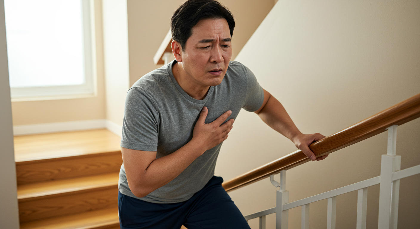 40대 남성 계단오르면서 협심증 초기증상 5
