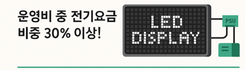 LED 전광판 전기요금 절약법