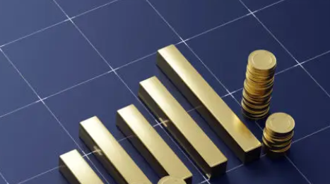 성장 그래프와 동전탑으로 성장하는 이미지를 표현함