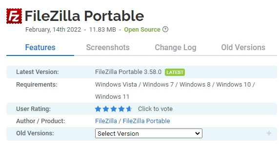 FileZilla-Portable