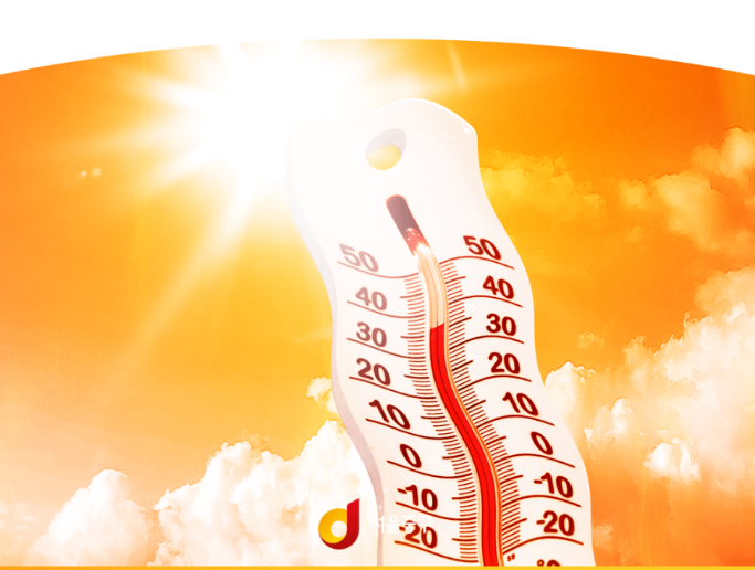 폭염 열사병 경고 사진