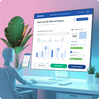 연말정산 환급금 조회 이미지