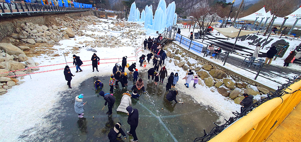 포천 백운계곡 동장군축제
