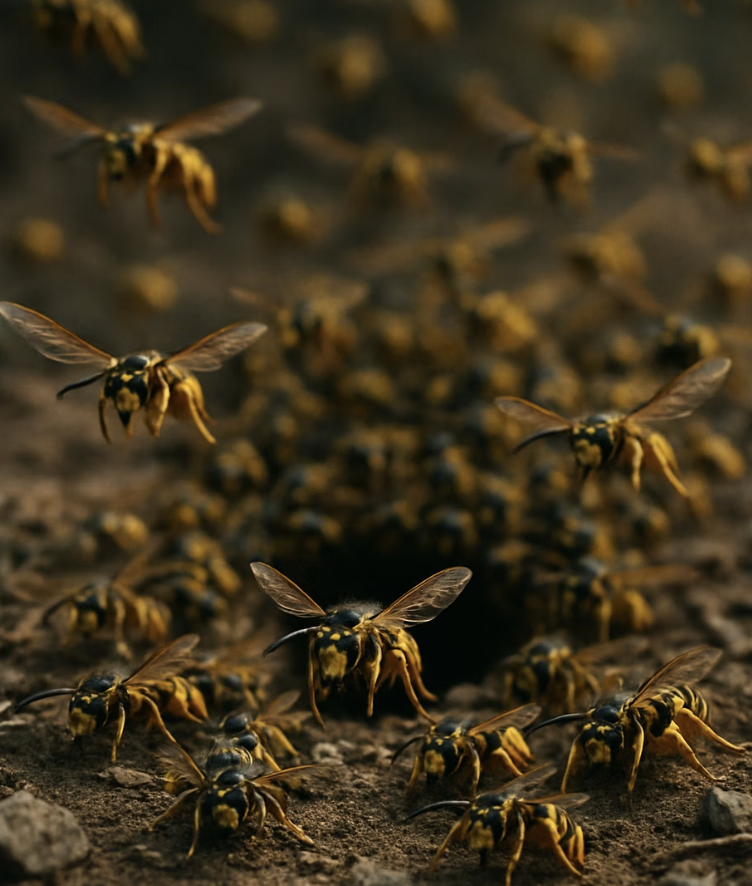 한 마리가 아닌&amp;#44; 수십 마리의 집단 공격