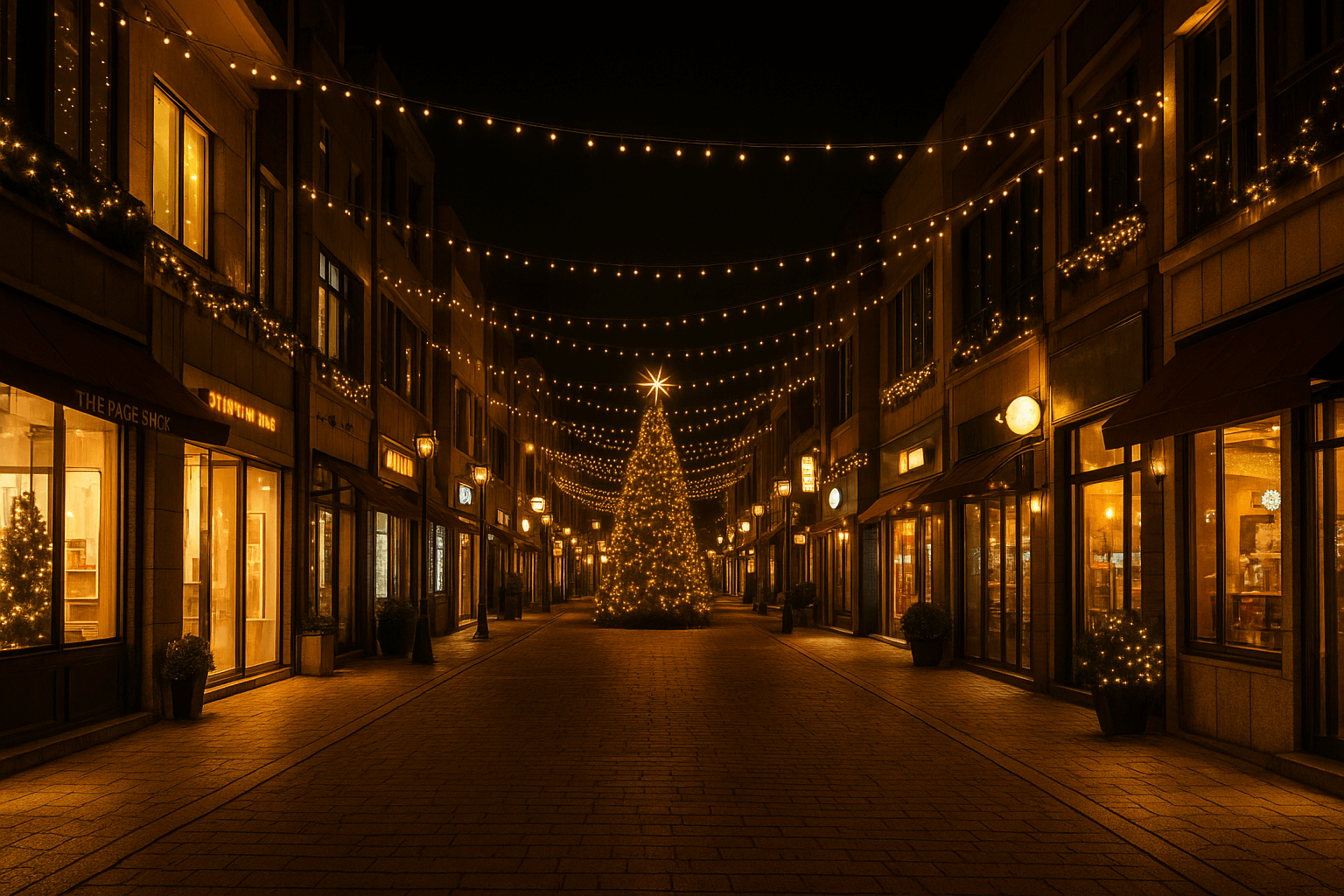 12월 연말 일산 라페스타에서 즐기는 감성적인 야경 데이트와 도심 속 겨울 축제의 분위기