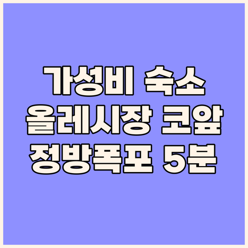 호텔 브릿지 서귀포 가심비 숙소 올레