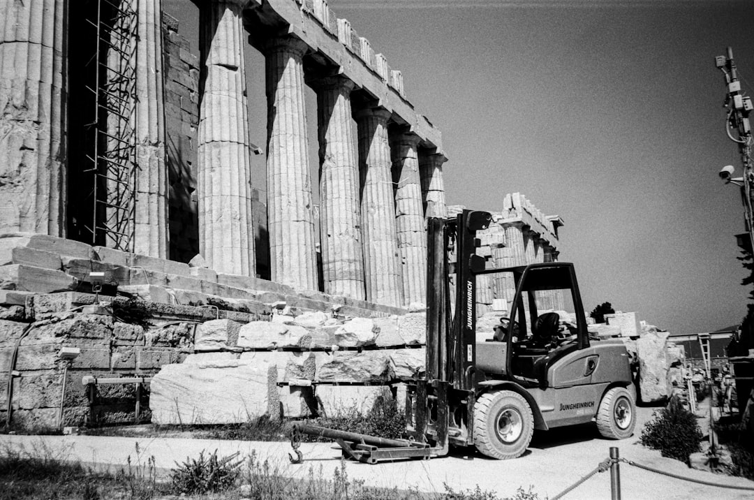 Forklift.