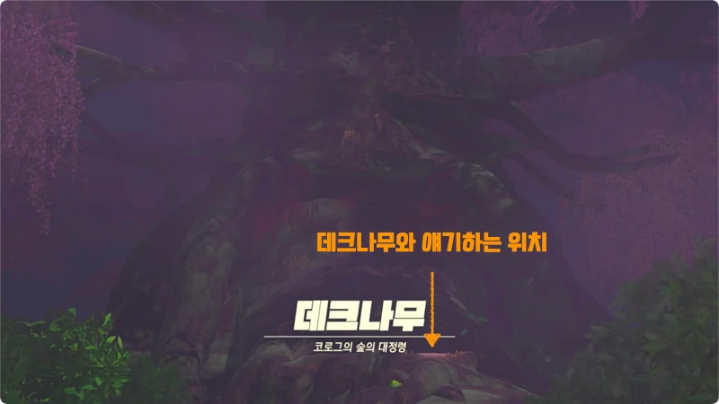 데크나무와 얘기하기 위한 자리
