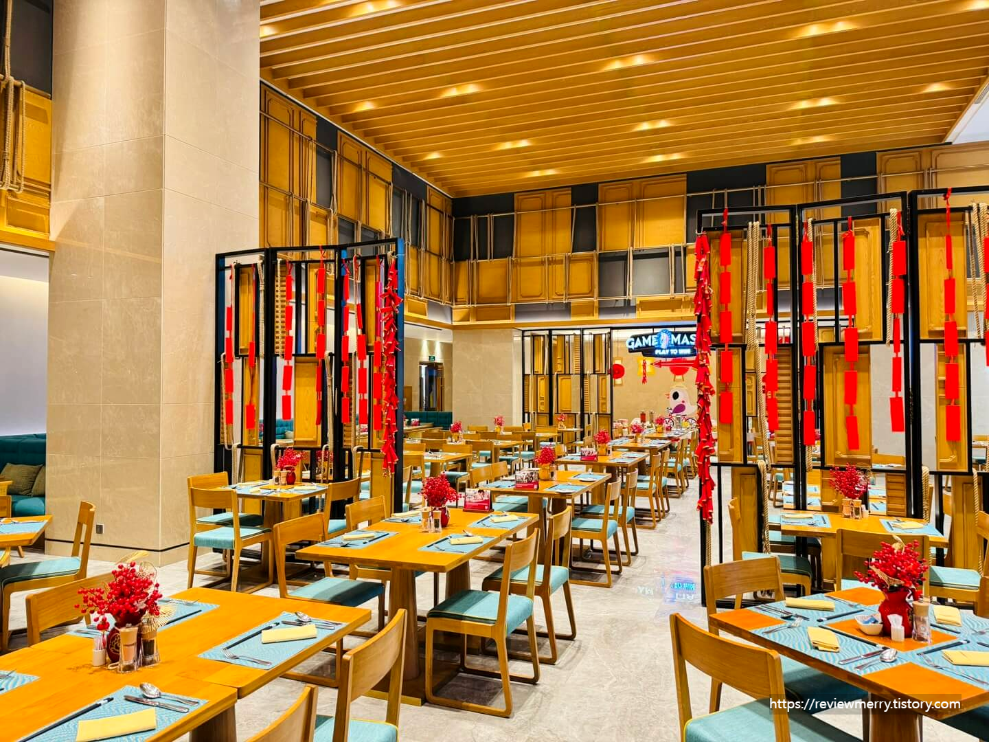 조식 식당 내부