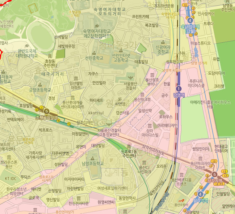 용산구 상업지역