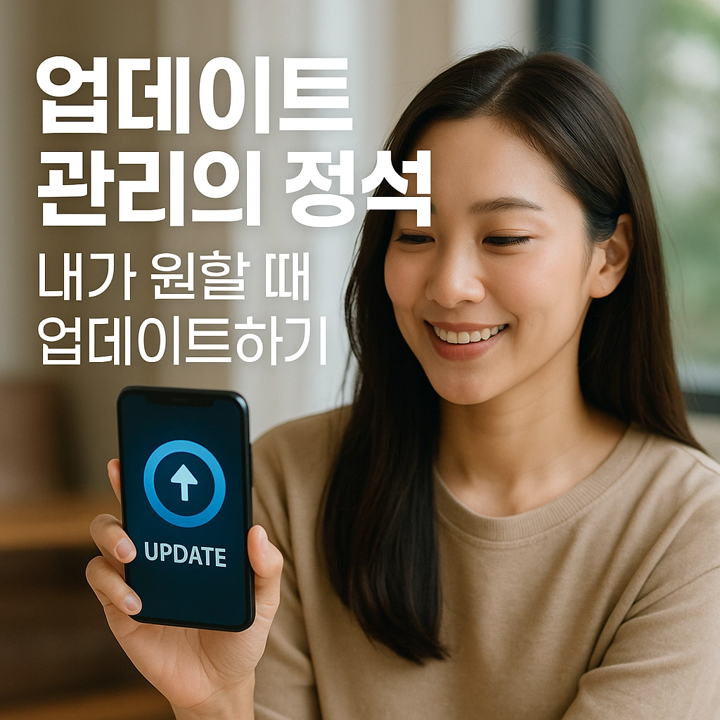 자동 업데이트 설정 변경 가이드, 수동 관리로 전환하기