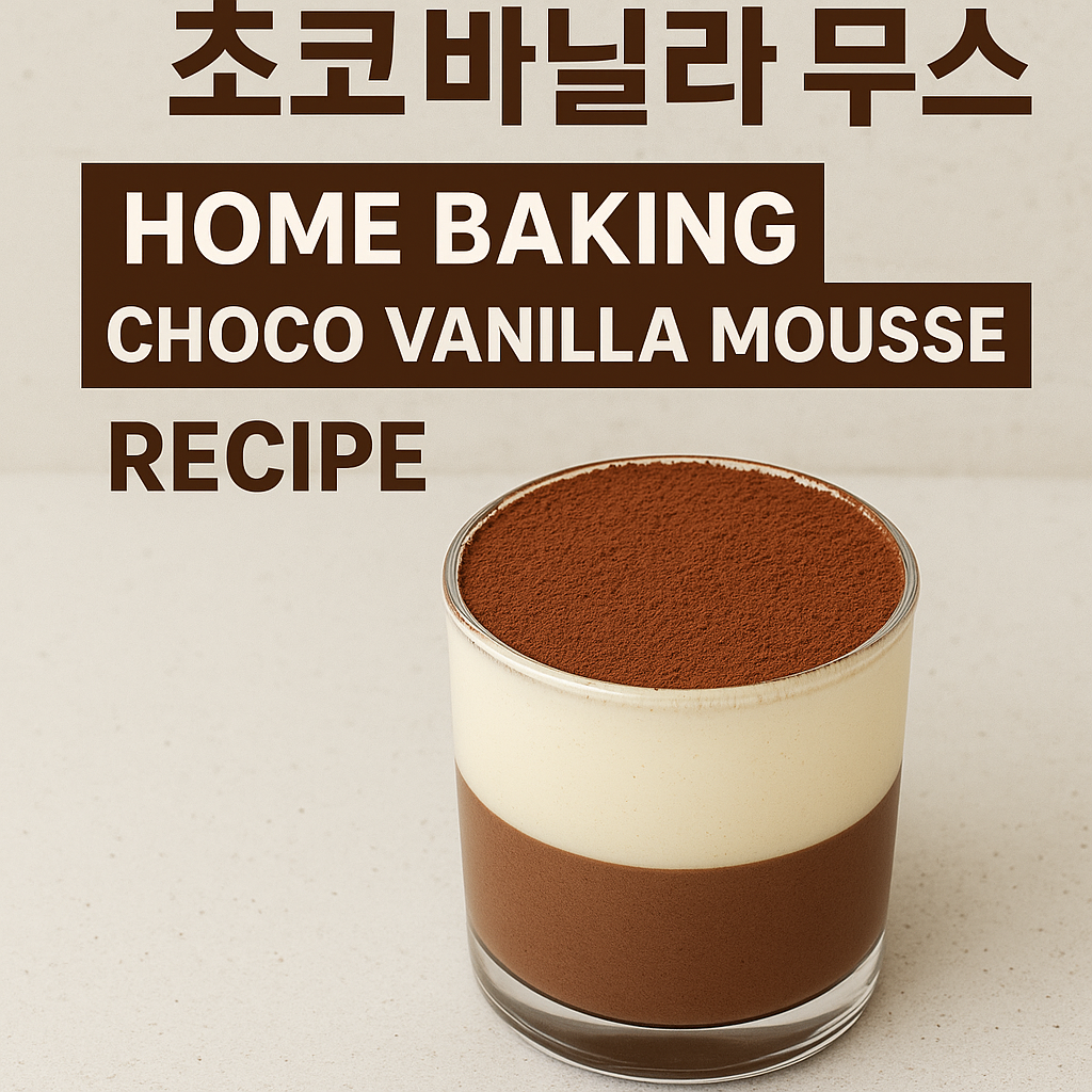 초코 바닐라 무스 레시피