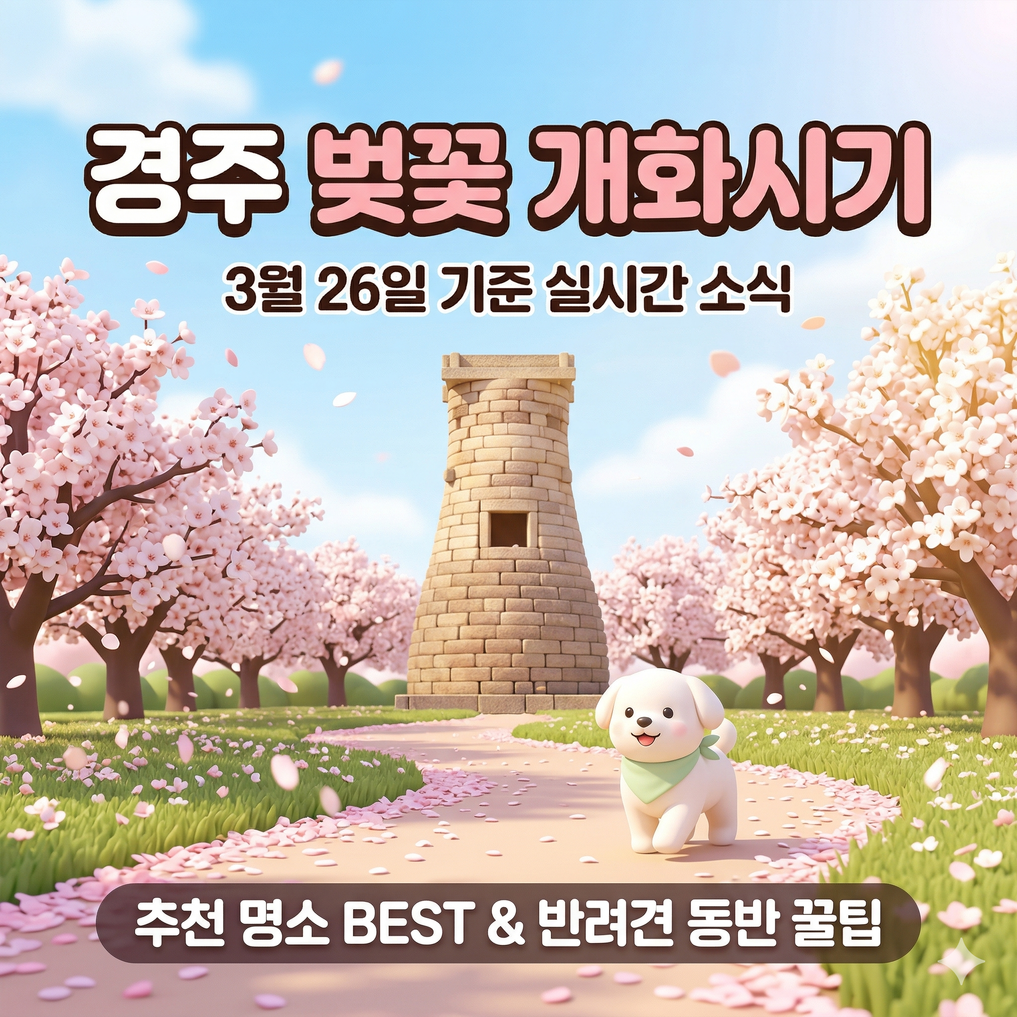 경주 벚꽃 개화시기와 함께하는 봄 나들이 명소 완벽 정리