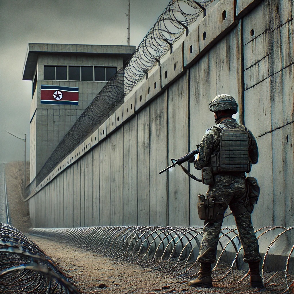 콘크리트 장벽의 휴전선
