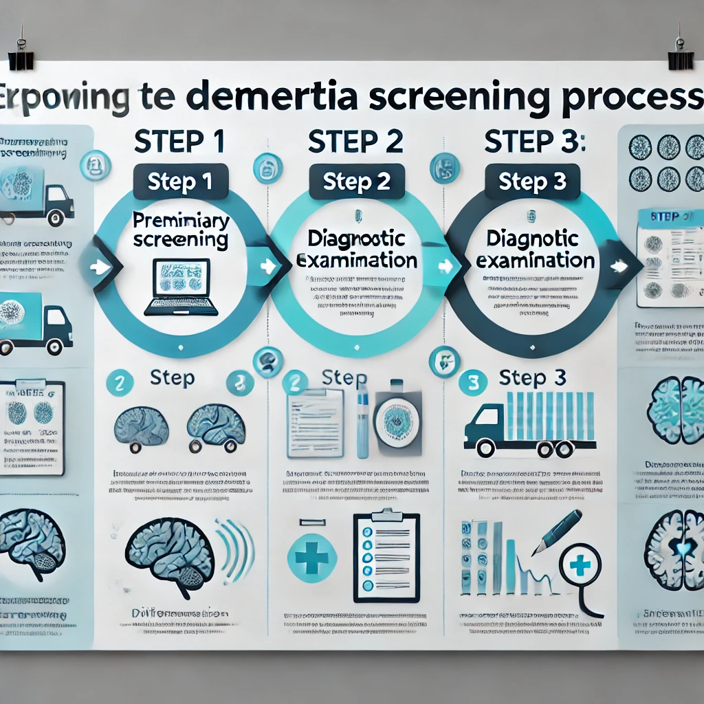 2024 치매 조기검진 절차 - 선별검사, 진단검사, 감별검사 안내