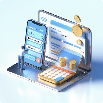 실업급여 모의계산 이미지