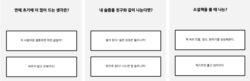 윌슨 테스트 질문 캡처 화면 사진