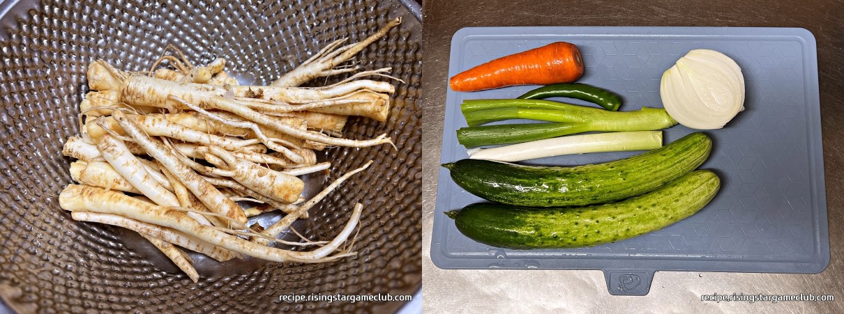 도라지 무침 재료