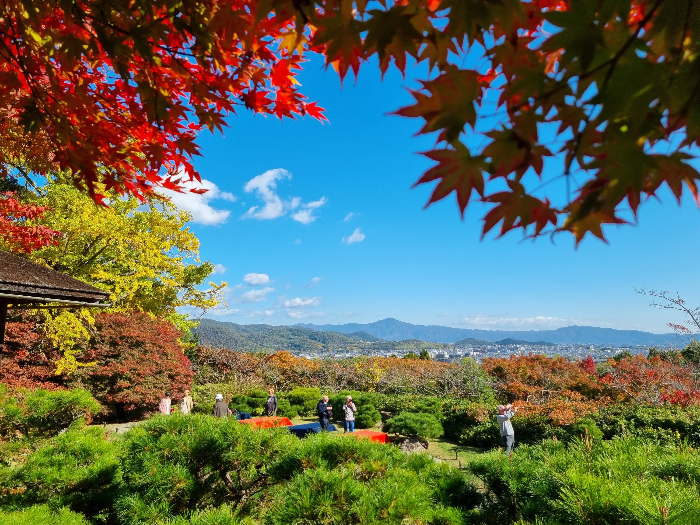 오코치산소에서 바라본 교토 전경