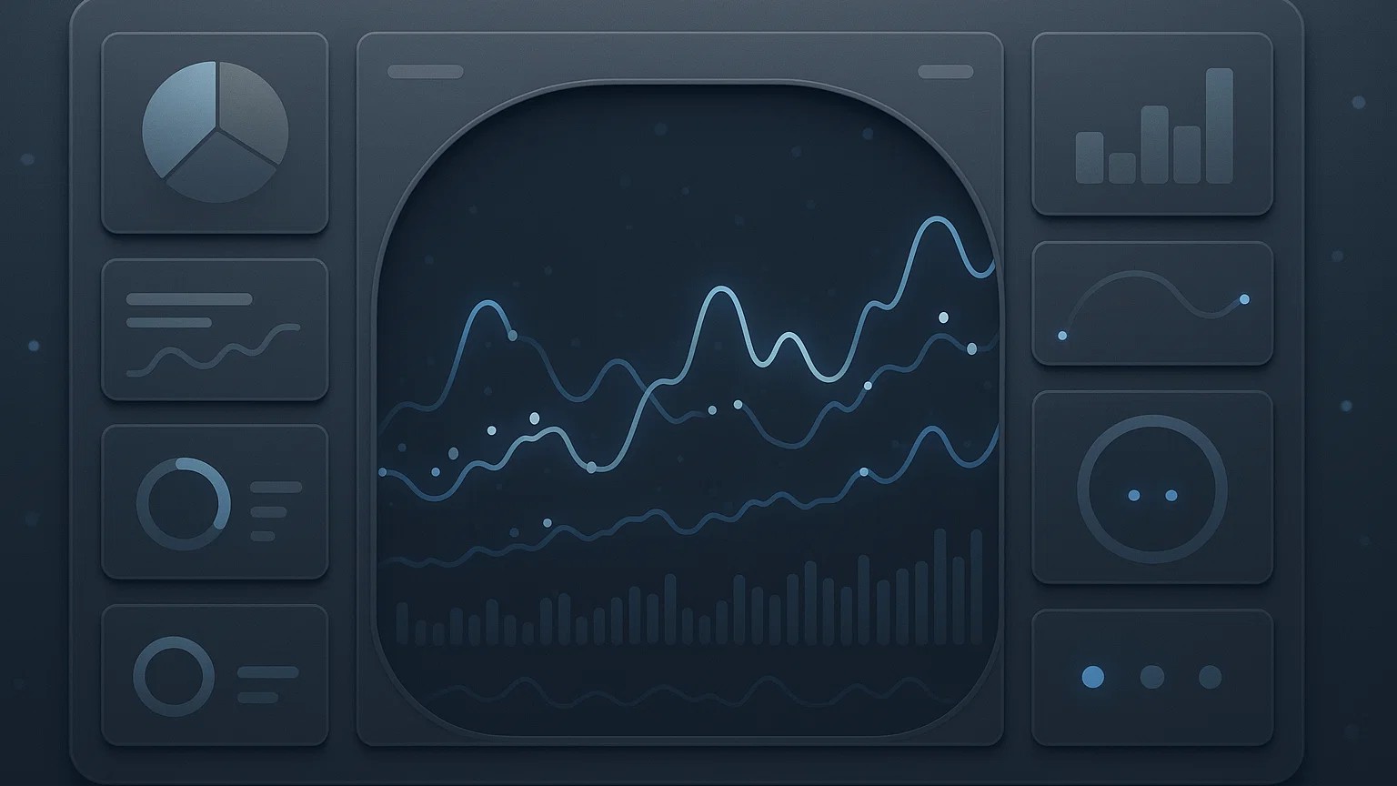 노션 대시보드 화면에 실시간 차트와 금융 데이터가 표시되는 모습
