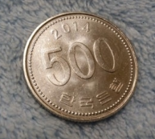 2014년-500원-동전사진