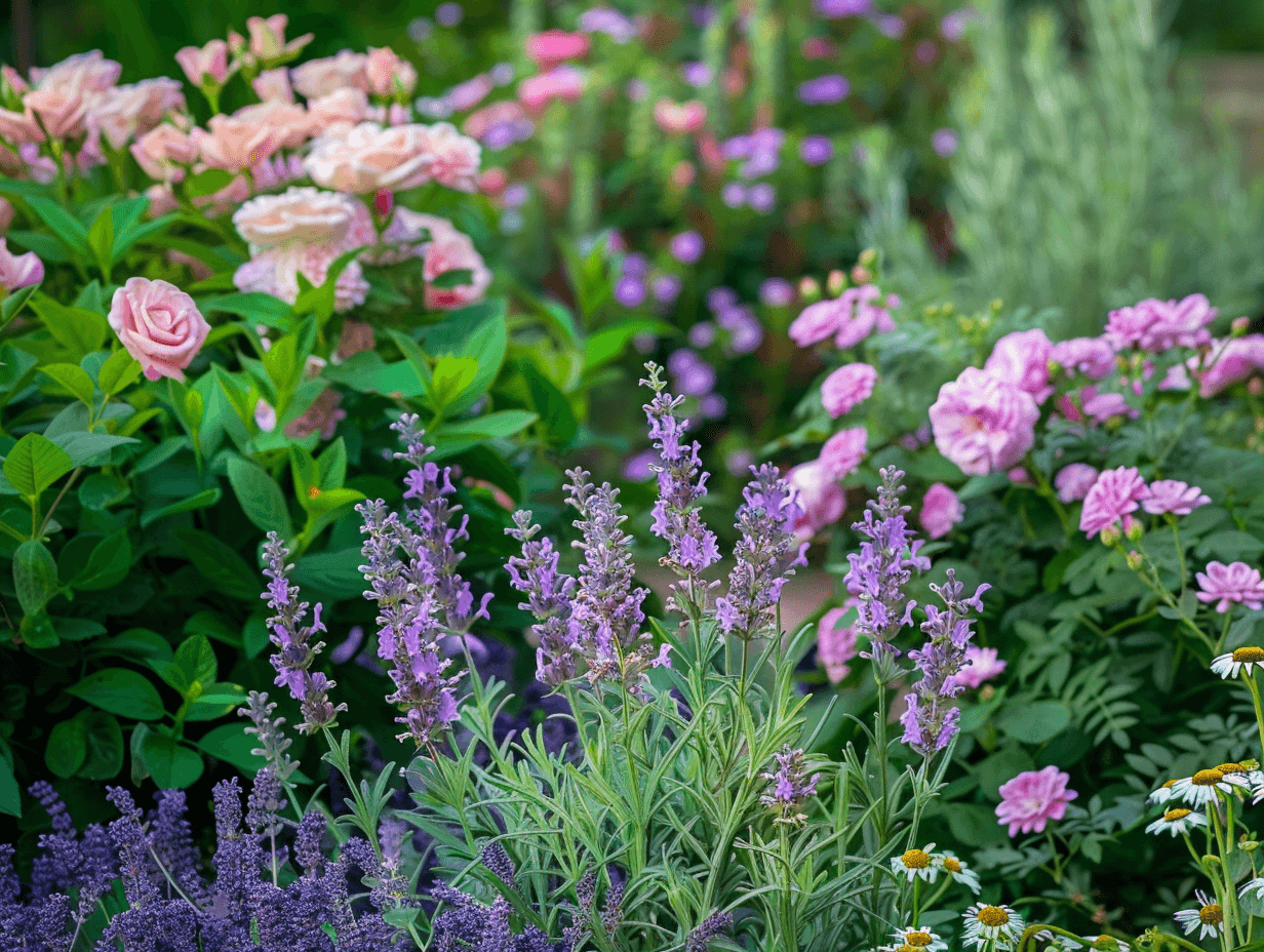 여름화단꽃추천-관목식물-수국-장미