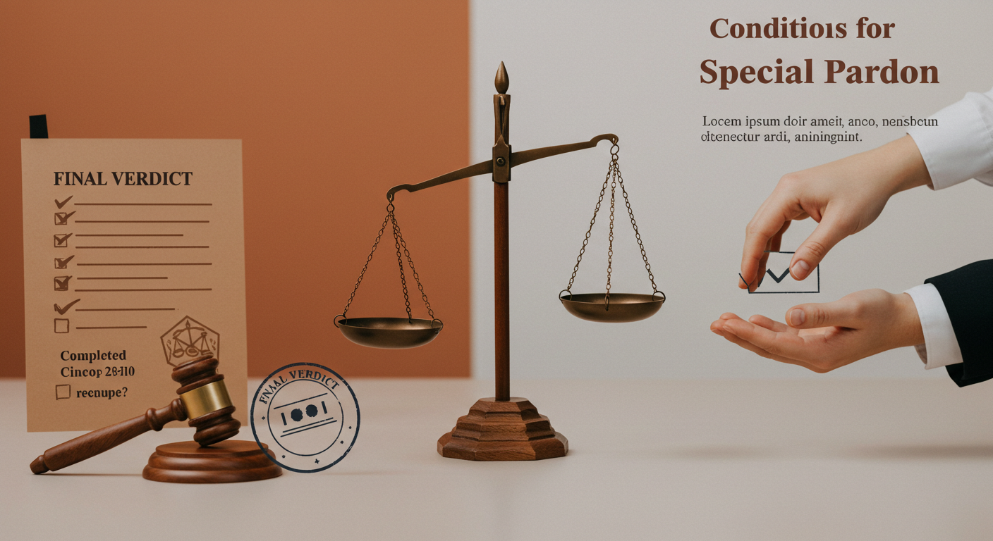 특별사면 조건과 절차, 일반사면과의 차이점은?