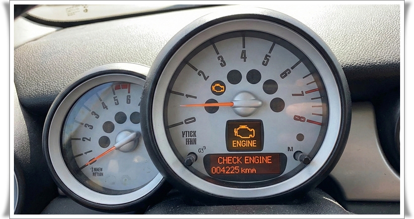 미니 쿠퍼 2세대 R56 엔진 경고등 타이밍 체인 텐셔너 고장 증상