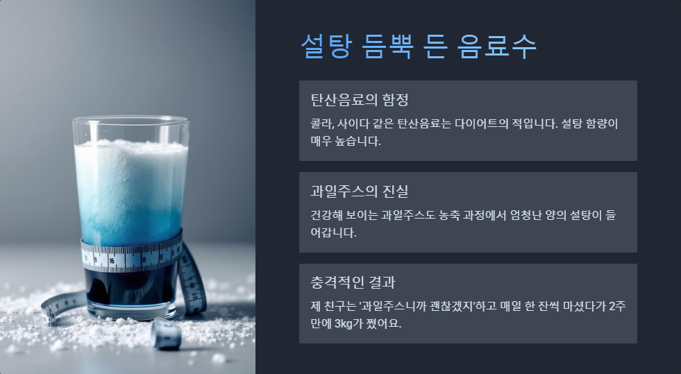 다이어트 식단에서 피해야 할 음식