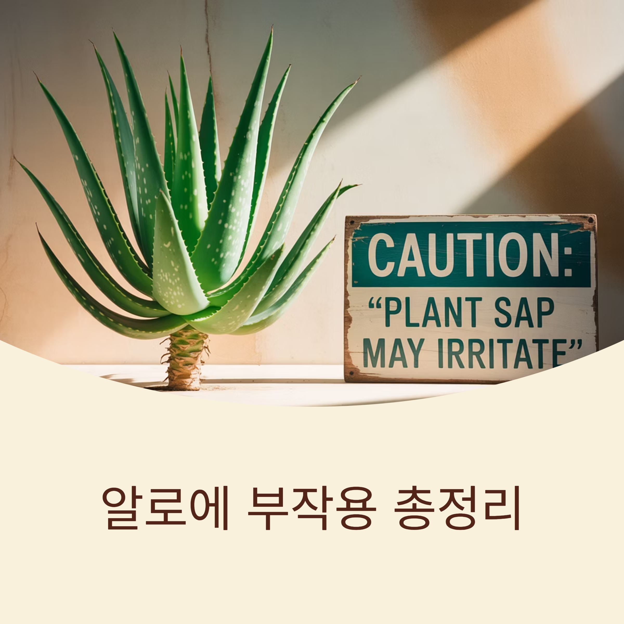 알로에 부작용 총정리