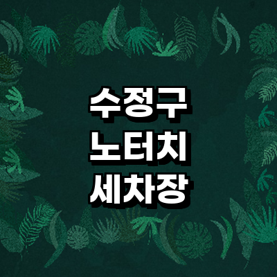 성남 수정구 노터치 세차