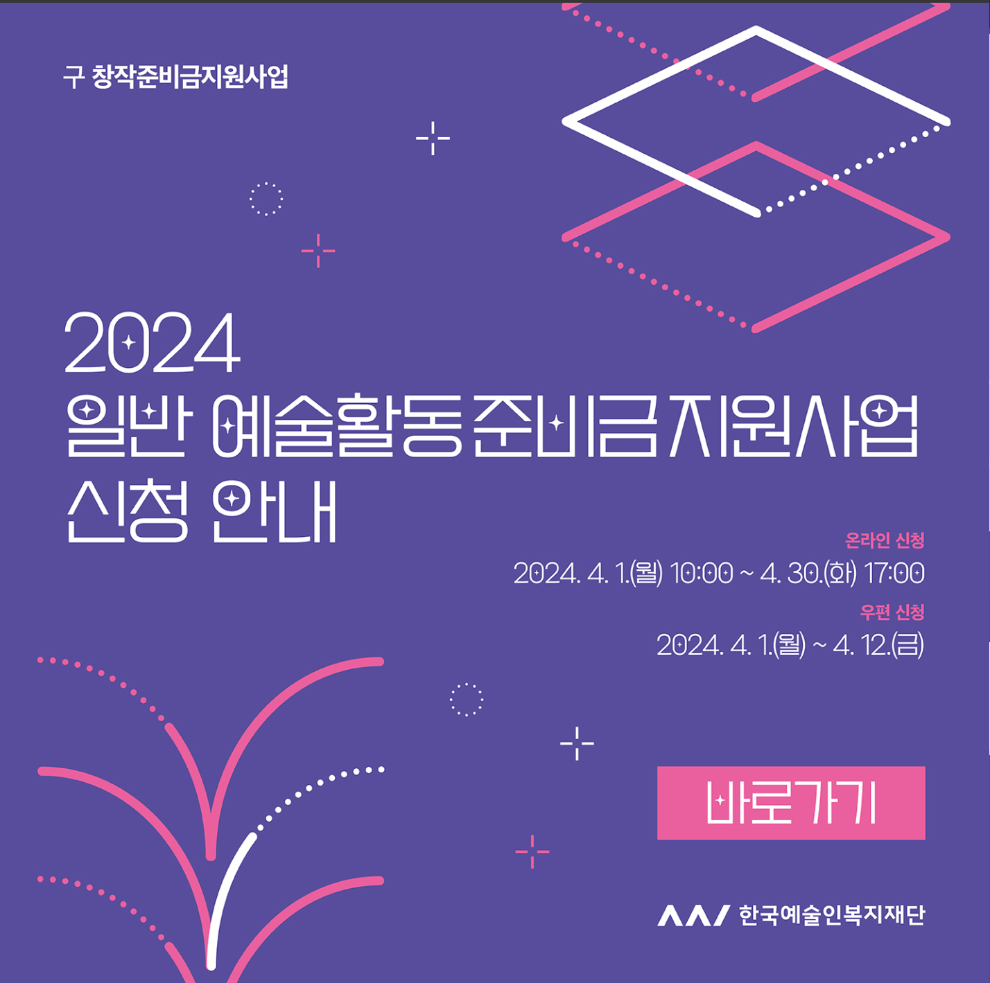 한국예술인 복지재단 창작지원금