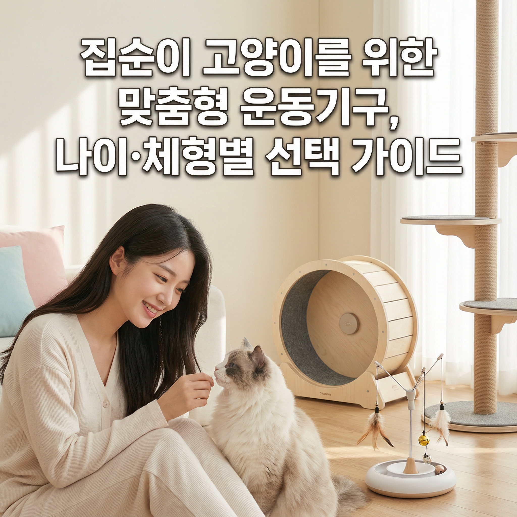 집순이 고양이를 위한 맞춤형 운동기구 | 나이·체형별 선택 가이드