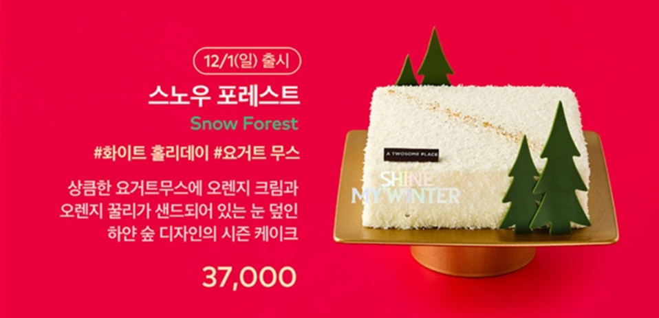 투썸플레이스 크리스마스 케이크 사전예약