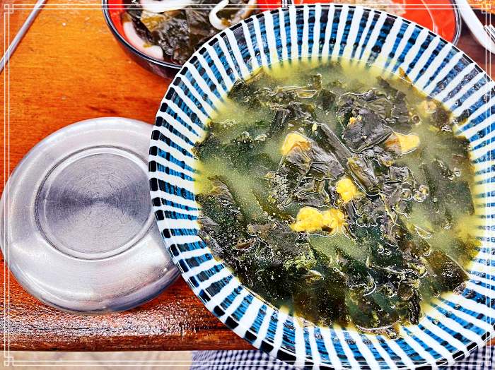 제주, 제주공항 맛집 성게 미역국, 전복물회, 회국수