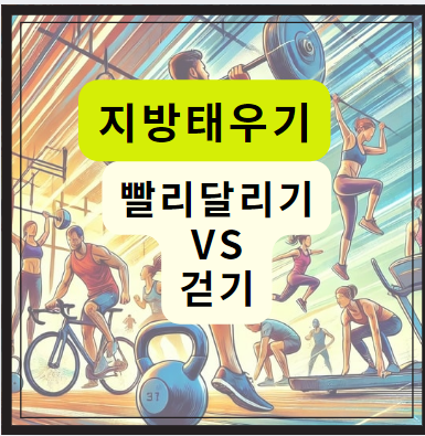 지방태우기 지방연소 빨리달리기 걷기