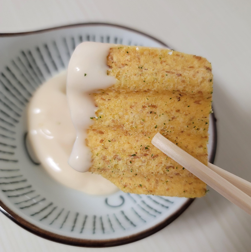 썬칩 갈릭소스 찍먹