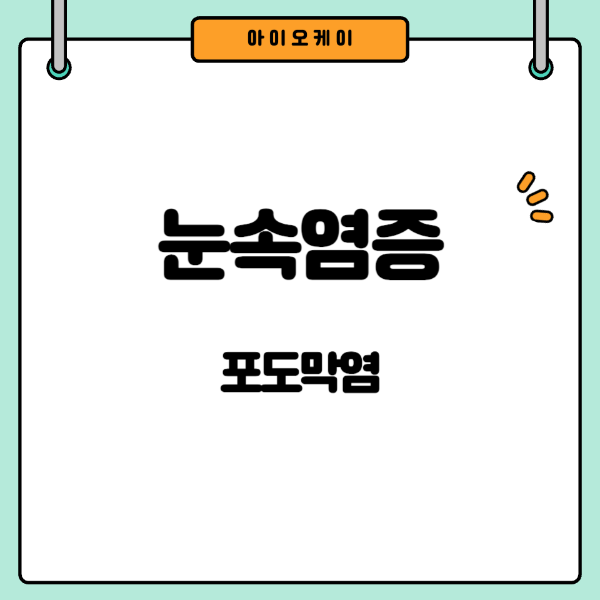 눈속염증