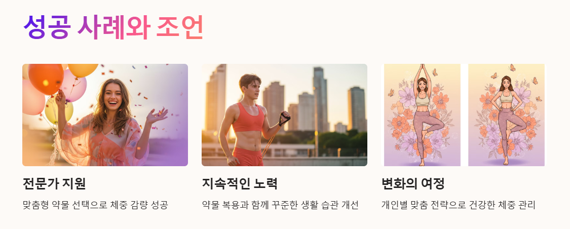 성공 사례와 조언