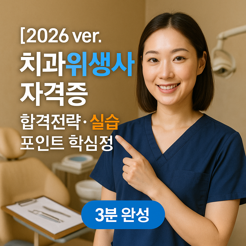 치과위생사 자격증 2026 ver. 합격전략·실습 포인트 핵심정리
